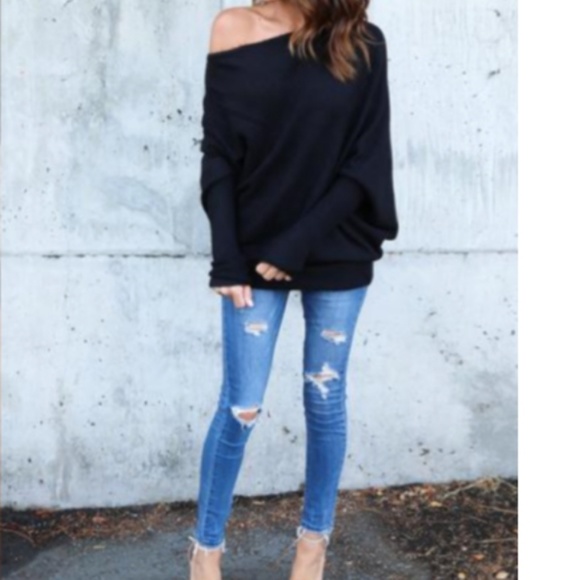 Vici Sweaters - VICI | Ticket To Cozy Sweater Black